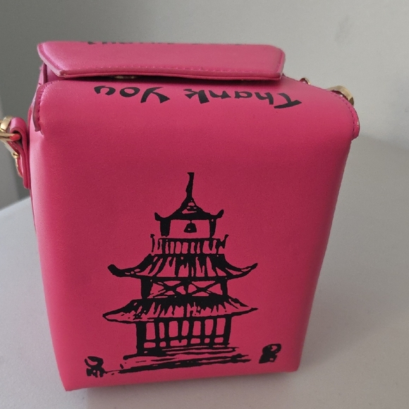 Handbags - Pink Pagoda-Print Crossbody Bag
